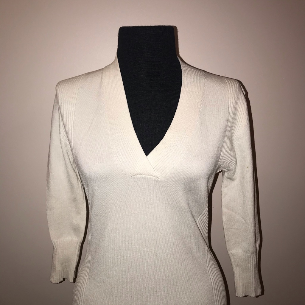 Say What Brand 70 Silk Cream Color Top